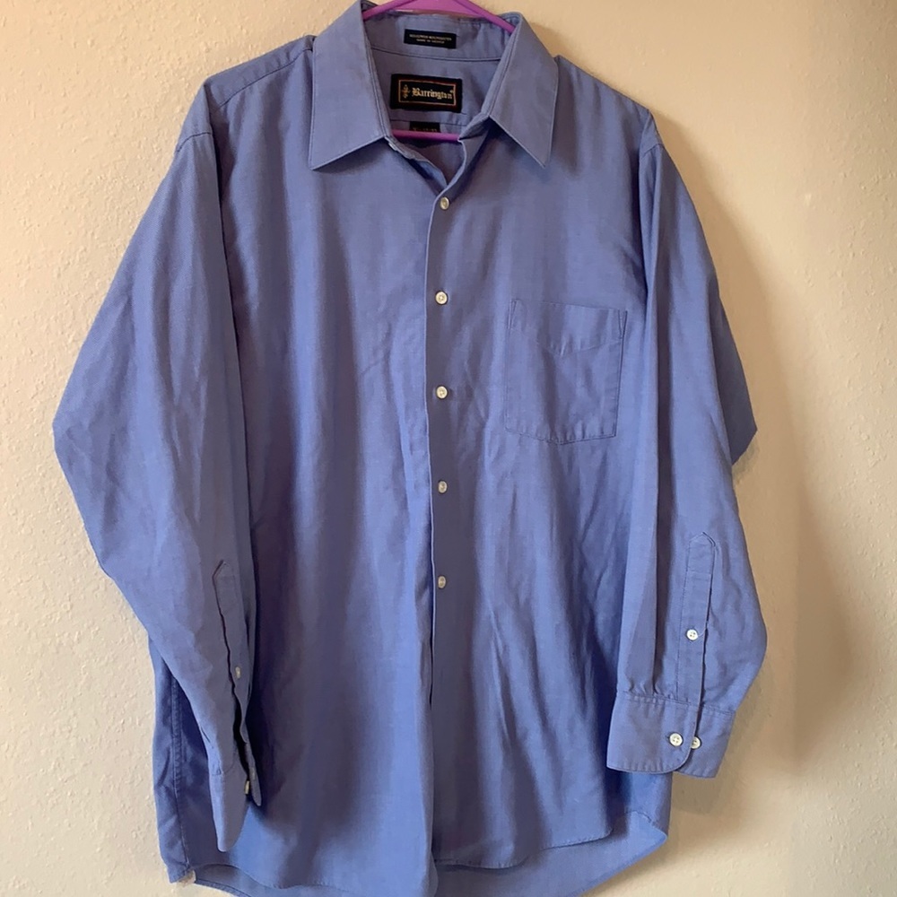 Barrington long sleeve denim blue shirt